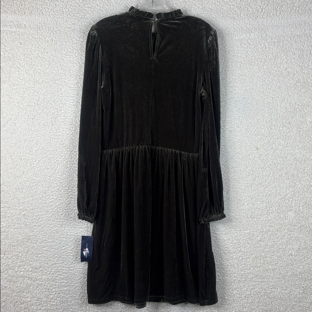 Tommy Hilfiger Dark Brown Long Sleeve Dress Size 8 - Picture 8 of 13